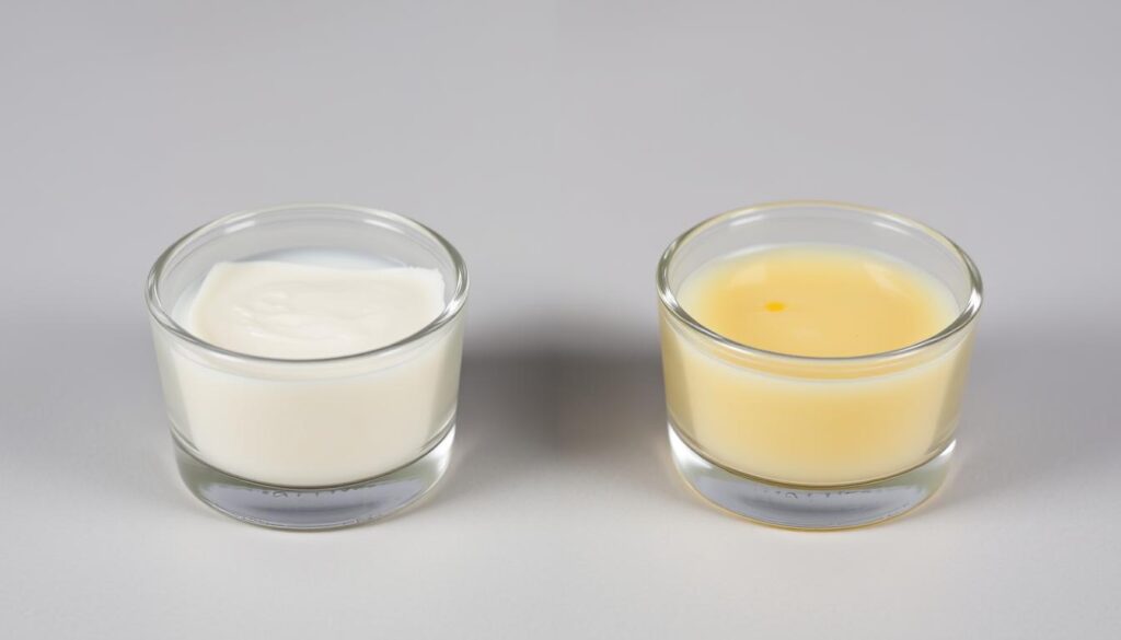 Comparison of different quality tallow samples Comparison of different quality tallow samples